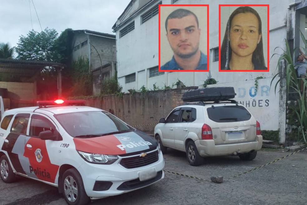 Casal de empresários é encontrado morto dentro do carro ligado em um posto em Cajati (SP) — Foto: g1 santos