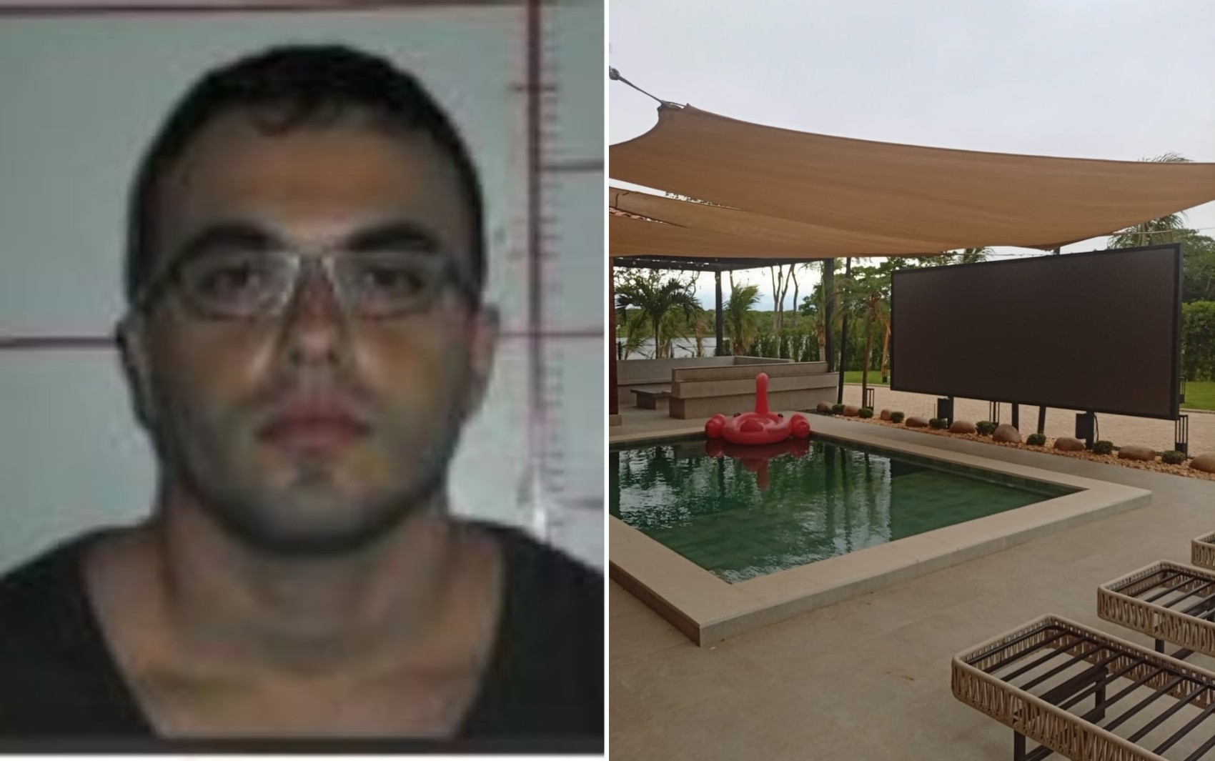 Região: Chefe de facção baleado na Bolívia tinha mansão com praia artificial e vida de luxo na Bolívia; fotos