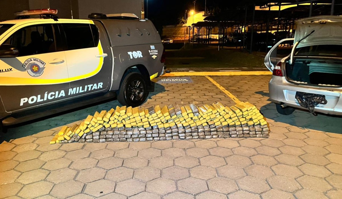 Operação policial apreende quase 300 quilos de maconha em rodovia do interior de SP 