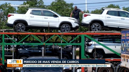 Cresce número de vendas de automóveis no fim de ano