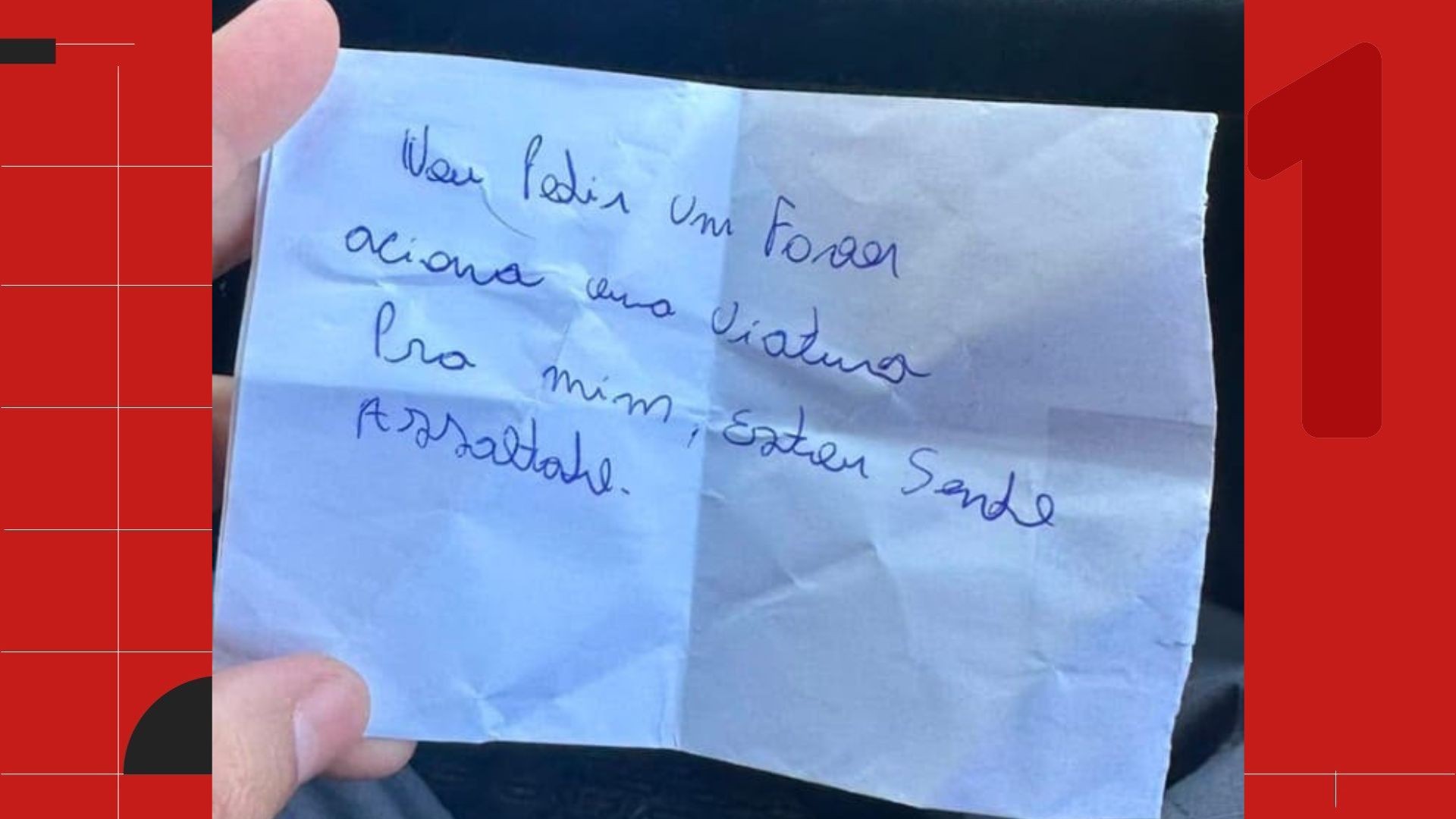 Homem é mantido em cárcere por dívida de drogas e obrigado a comprar moto; bilhete com pedido de ajuda leva polícia ao resgate