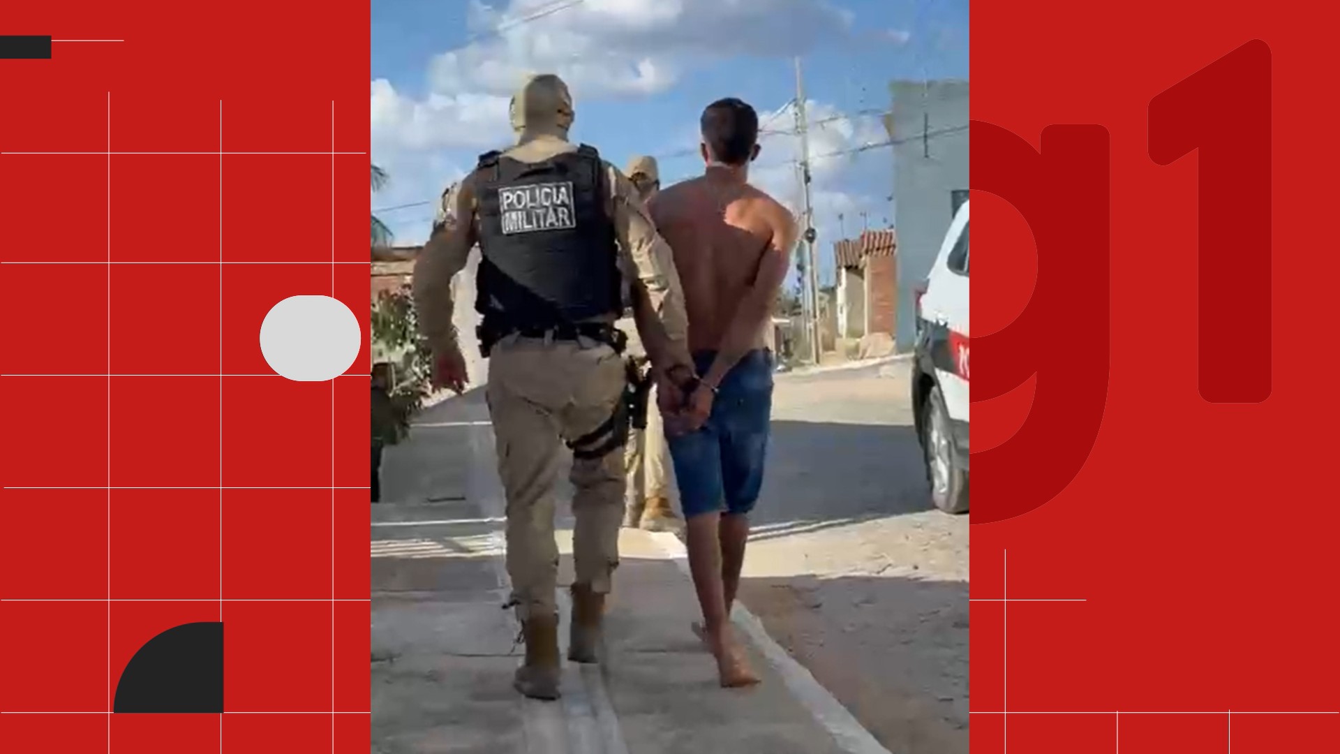 Quatro suspeitos são presos após fazerem duas crianças reféns durante fuga da polícia no Sertão da Paraíba