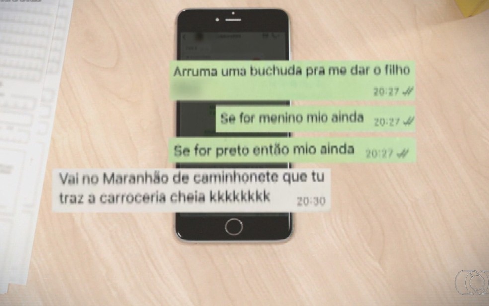 Empresária é presa suspeita de tráfico de pessoas ao comprar bebê em Goiânia — Foto: Reprodução/TV Anhanguera