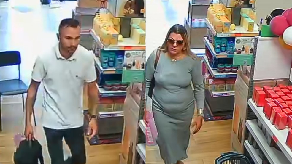 Dois suspeitos de furto em Quixadá (CE) seguem foragidos. — Foto: Polícia Civil/Reprodução