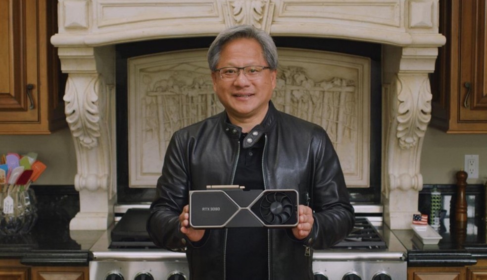 Jensen Huang, fundador da empresa de tecnologia NVIDIA. — Foto: Reprodução/Instagram/NVIDIA