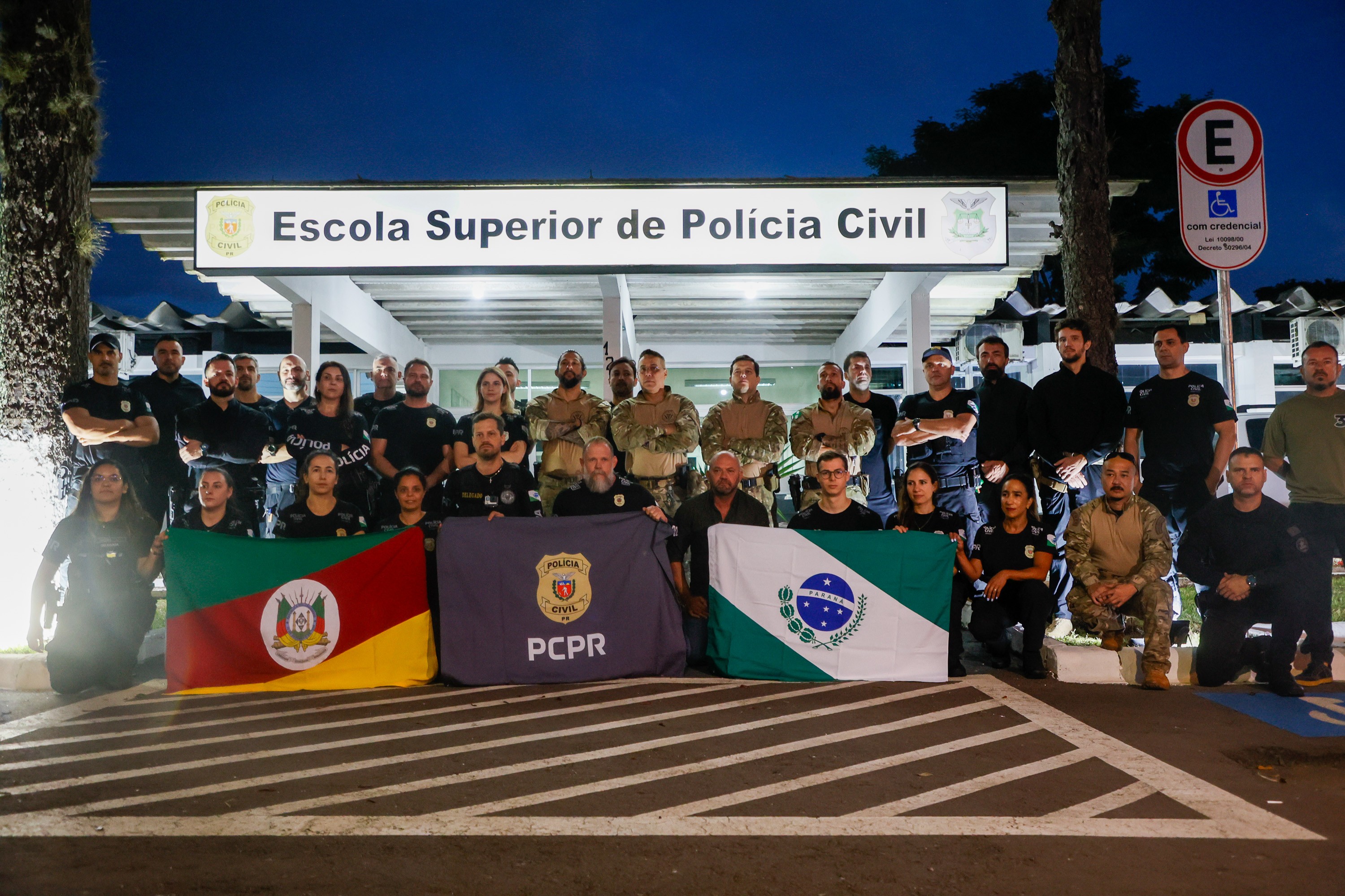 Paraná envia 30 policiais civis para reforçar segurança contra roubos no Rio Grande do Sul