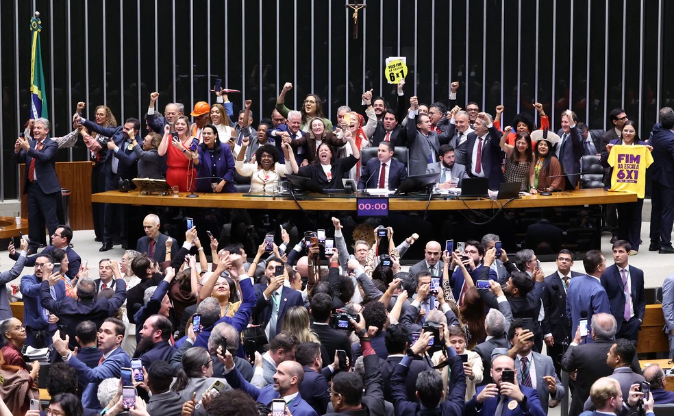 C&acirc;mara aprova fim da escala 6x1 &mdash; Foto: Bruno Spada/C&acirc;mara dos Deputados