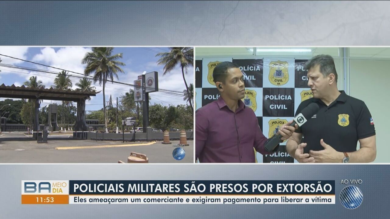 Dois policiais militares são presos na Bahia suspeitos de extorquirem ...