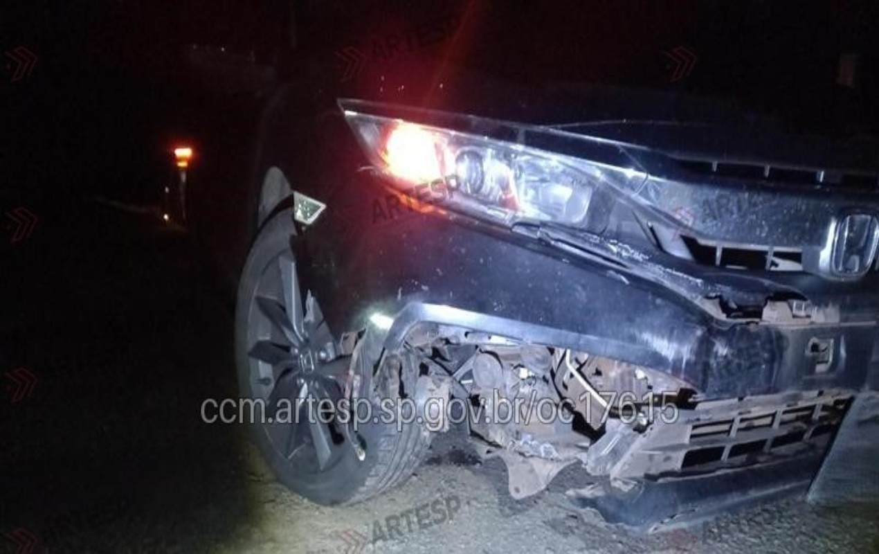 Prefeita de João Ramalho se envolve em acidente na SP-280 em Águas de Santa Bárbara