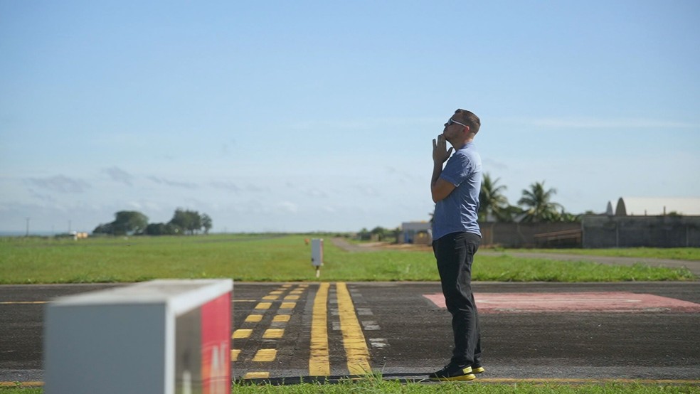 Matheus fala sobre sonho de voar novamente — Foto: Reprodução/TV Globo