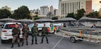 Viaturas e barcos são enviados para auxílio no policiamento no Rio Grande do Sul — Foto: Larissa Bernardes/TV Globo