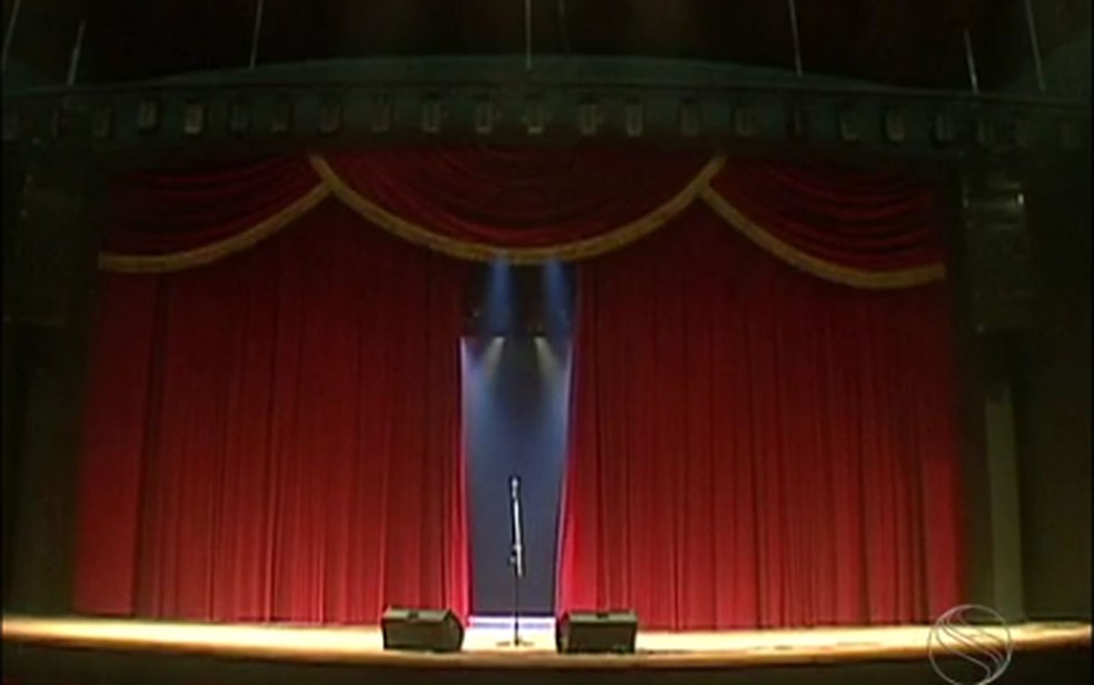 Teatro Atheneu em Aracaju  — Foto: Reprodução/TV Sergipe