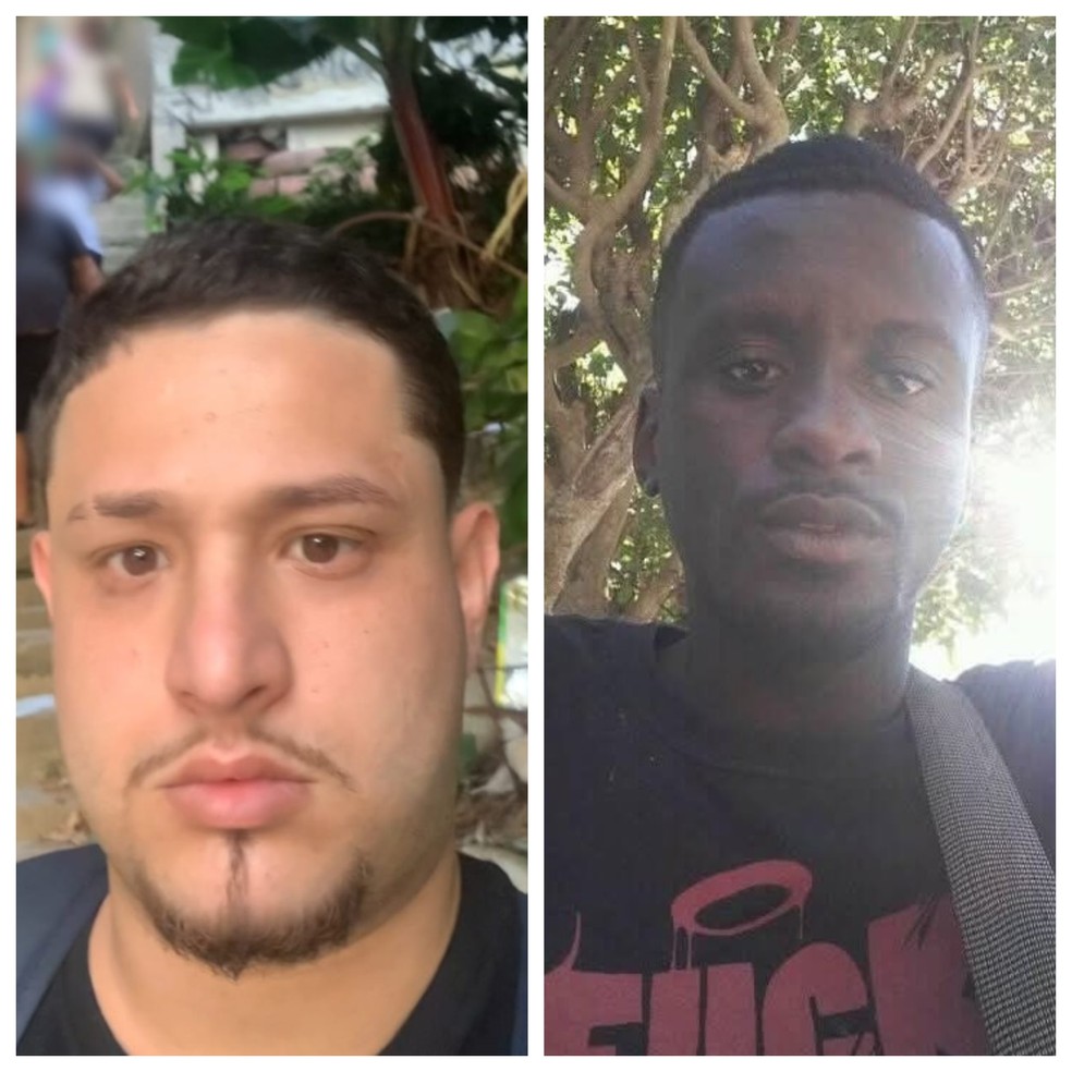 Antonio Augusto D'Angelo da Fonseca e Walace Andrade de Oliveira, procurados na operação da Core no Tabajara — Foto: Reprodução