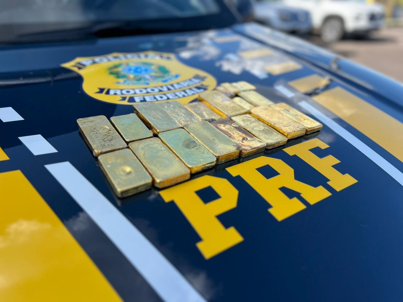 Homem é preso com quase 12 kg de ouro em Boa Vista 