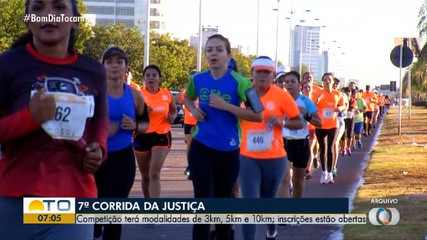 Estão abertas as inscrições para a 7ª edição da Corrida da Justiça em Palmas