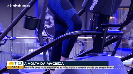 Padrão de corpo muito magro volta à moda na internet