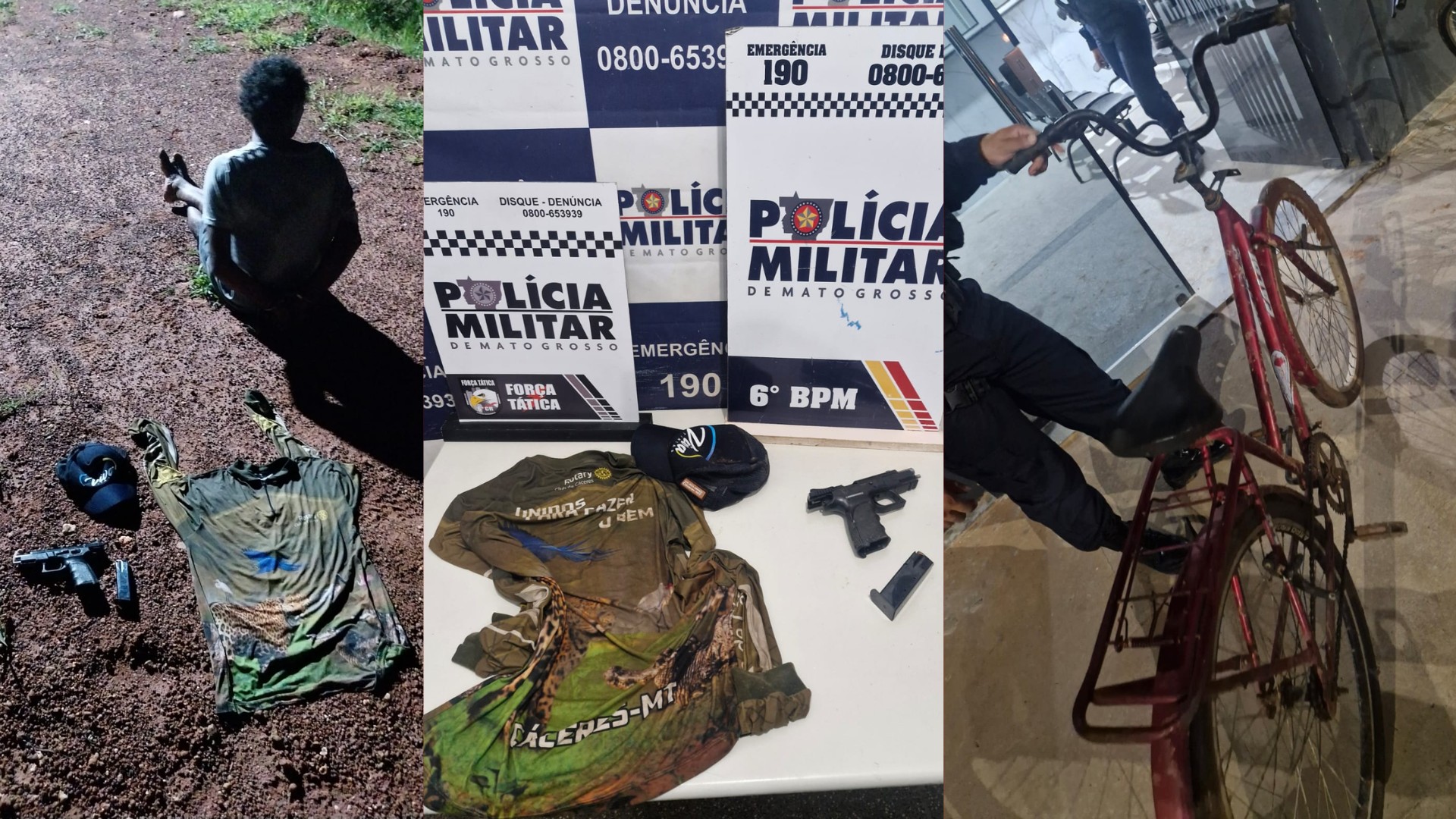 Suspeito de tentativa de homicídio é preso após denúncia de tráfico de drogas em MT 