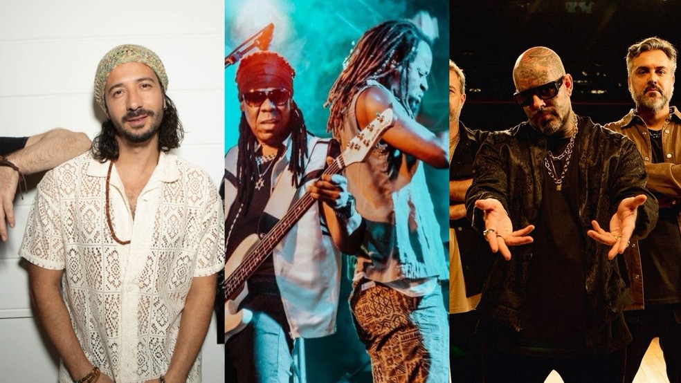 Magic!, Cidade Negra e Detonautas — Foto: Reprodução