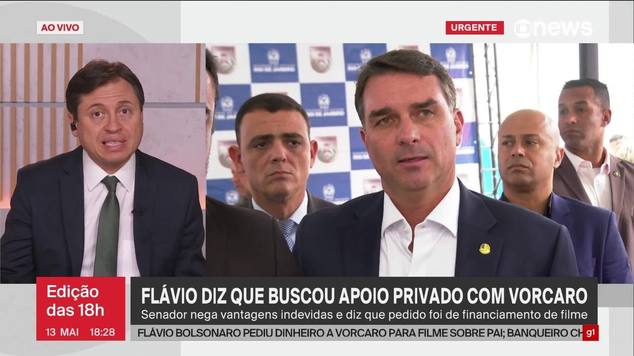 Análise: mensagens entre Flávio Bolsonaro e Vorcaro deixam aliados perplexos e colocam candidatura em xeque, dizem colunistas