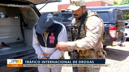 Suspeito de chefiar rede internacional de drogas está preso em Palmas