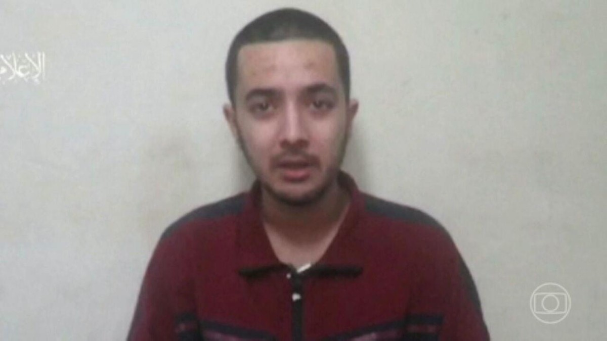 Hamas divulga imagens de um dos cerca de 130 reféns sequestrados ainda em seu poder