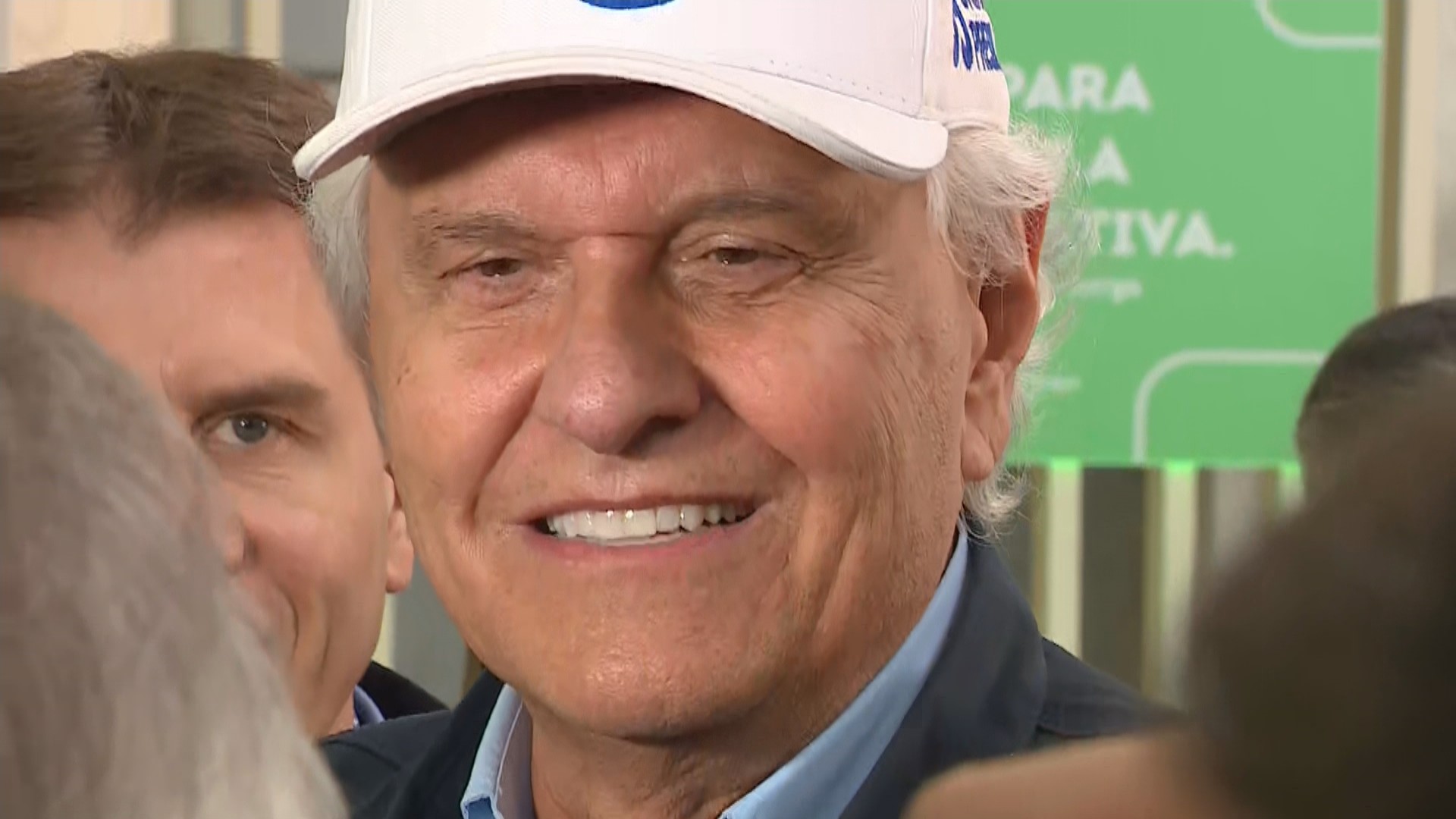 Ronaldo Caiado, candidato do PSD à Presidência da República, visita a Expointer durante agenda no RS