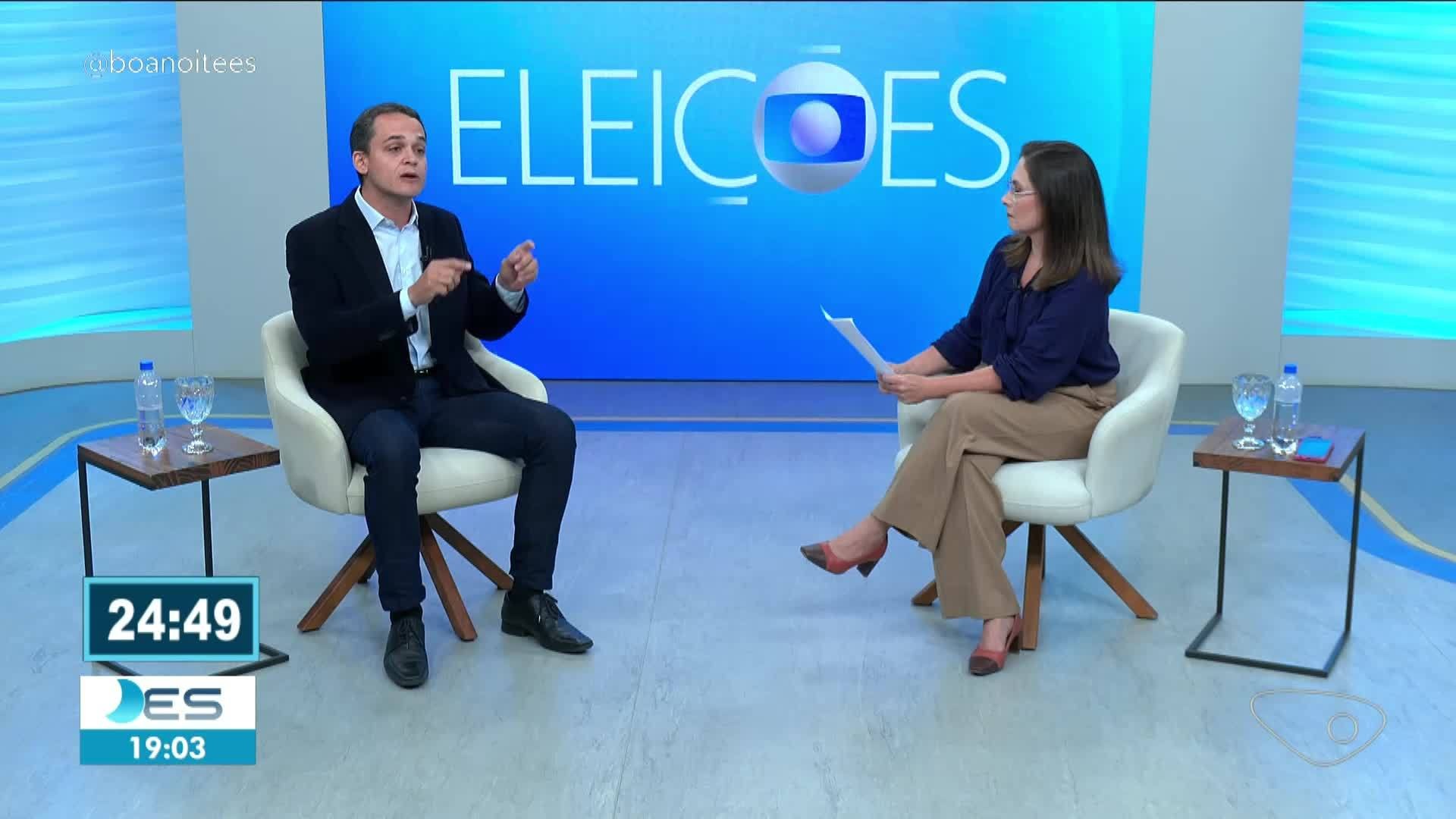 VÍDEOS: Lorenzo Pazolini é entrevistado pelo Boa Noite ES