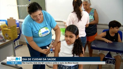 Serviços de saúde e vacinação foram ofertados para a população de Palmas neste sábado (8)