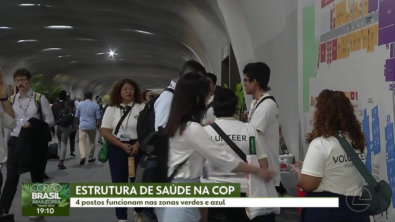 COP 30 em Belém registra mais de 1,3 mil atendimentos de saúde no Parque da Cidade, em Belém