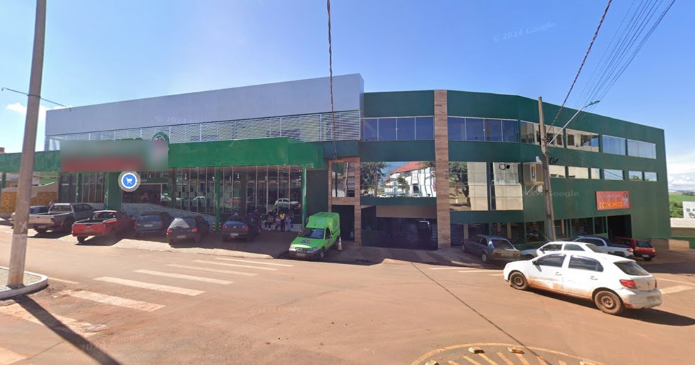 Imagem de março de 2024 feita pelo Google, mostrando um mercado na cidade. — Foto: Reprodução/Google Street View