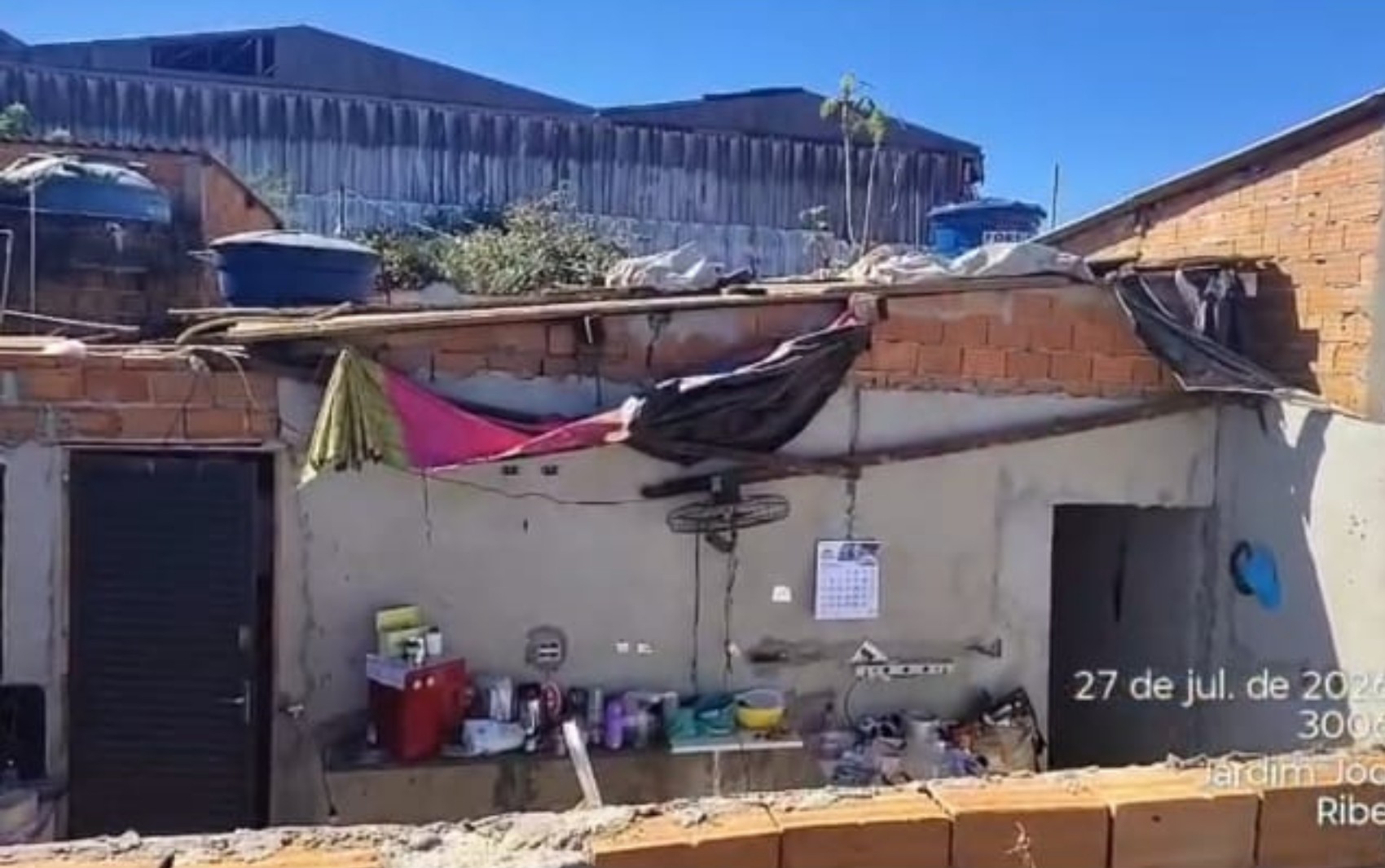 Com o telhado destruído por temporal em julho, morador de SP tenta sacar o próprio FGTS há um mês e tem pedido negado seis vezes