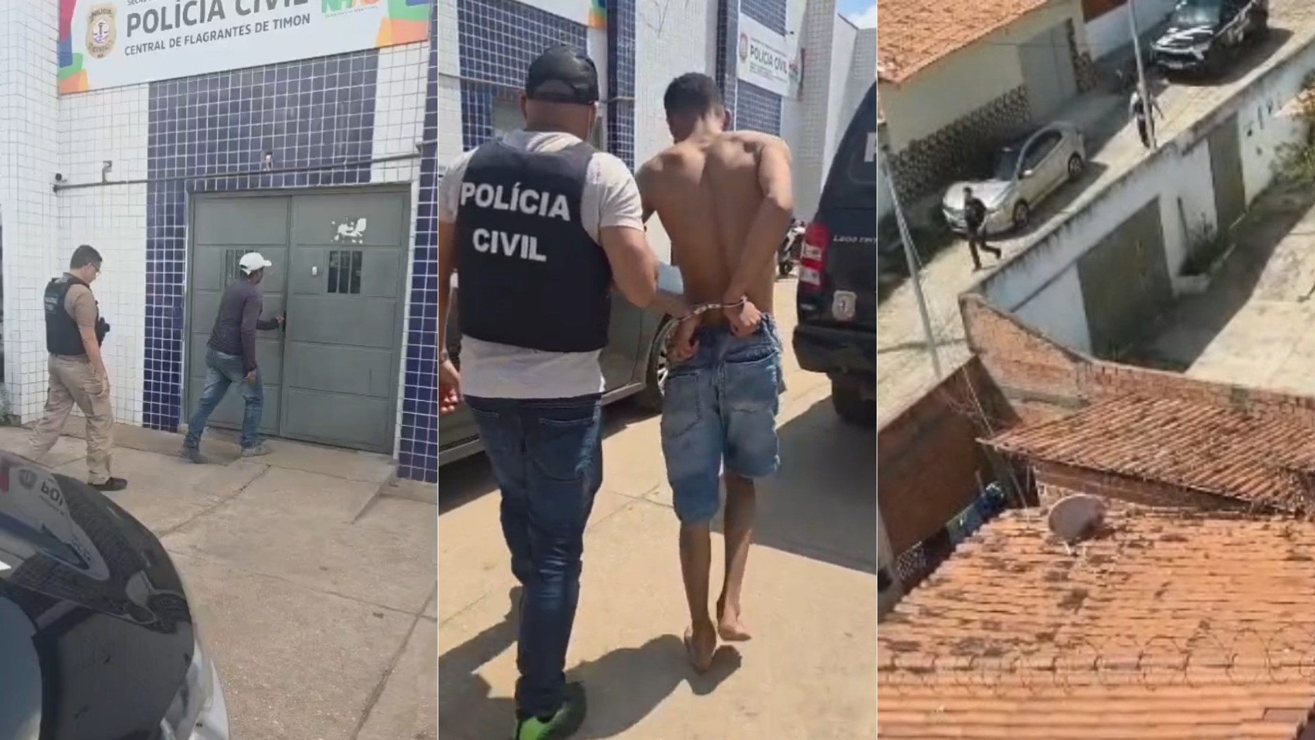 Três foragidos por violência doméstica, descumprimento de medida protetiva e roubo são presos em Timon