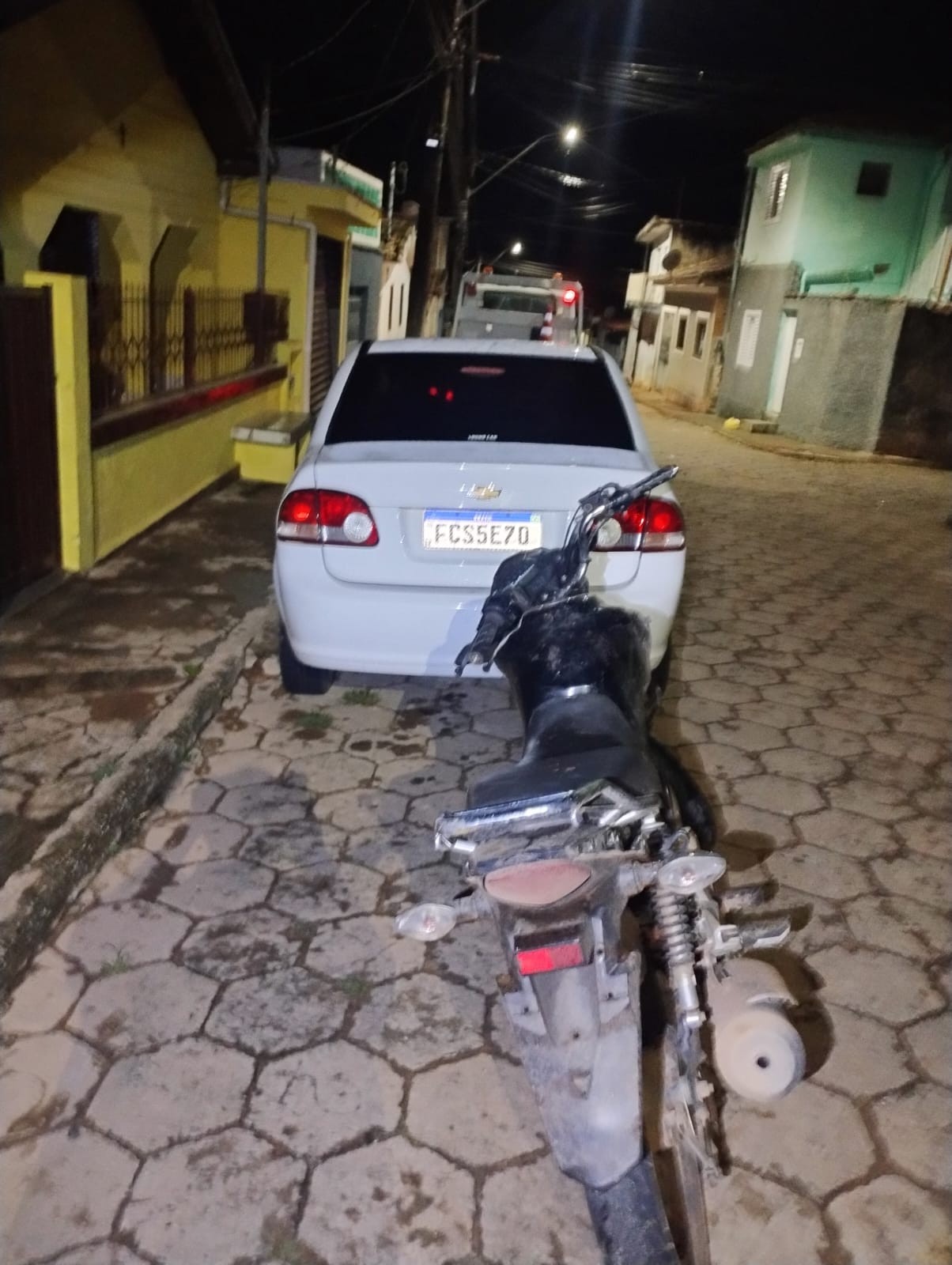 Ladrões fazem emboscada e roubam malote de supermercado em Campestre