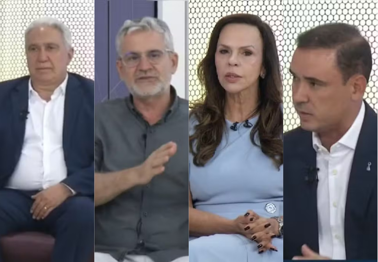 Candidatos ao governo do Tocantins participam de debate da TV Anhanguera