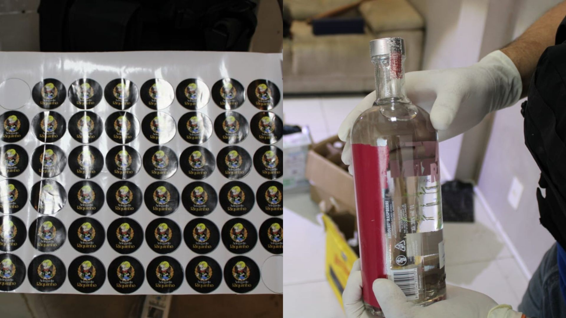 Vodca, uísque e gin falsificados: bebidas de SP apreendidas no ES vão ser periciadas