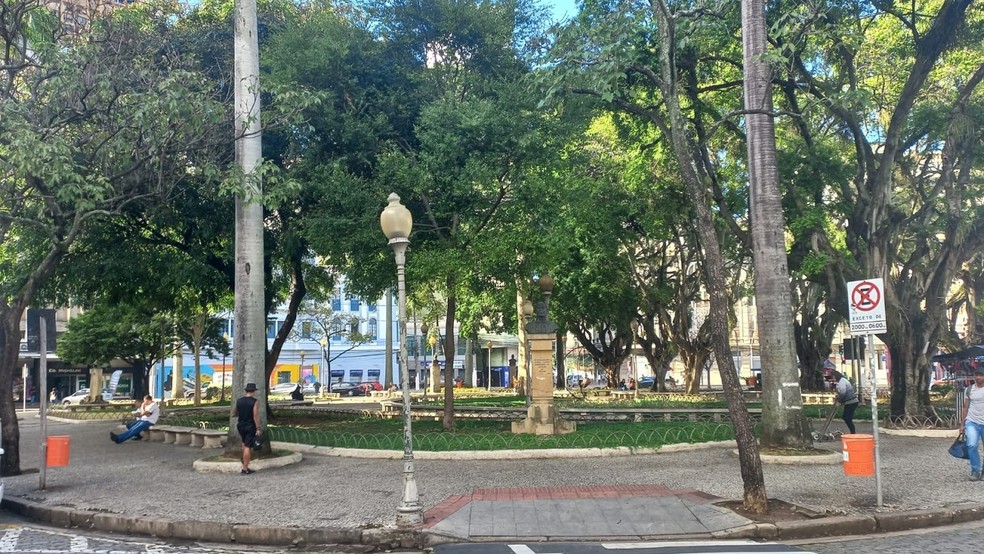 Praça Costa Pereira, no Centro de Vitória, será ocupada essa semana durante evento 'Por todas nós' — Foto: Cristiane Martins