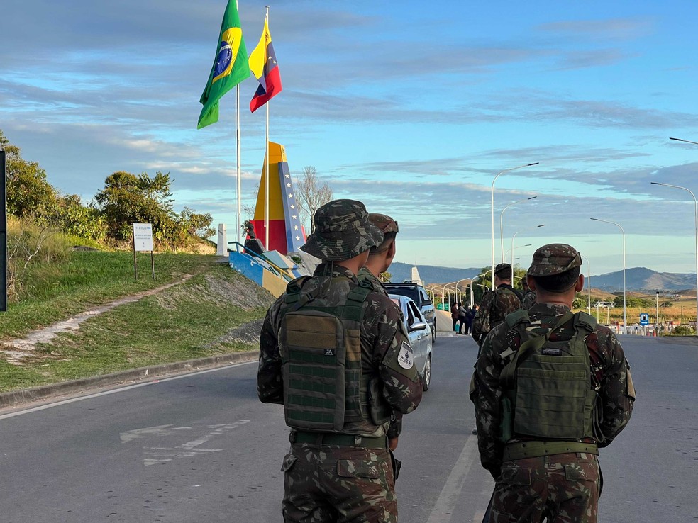 Desde 2018 o Ex�rcito mant�m uma opera��o de acolhida aos venezuelanos na fronteira &mdash; Foto: Ca�que Rodrigues
