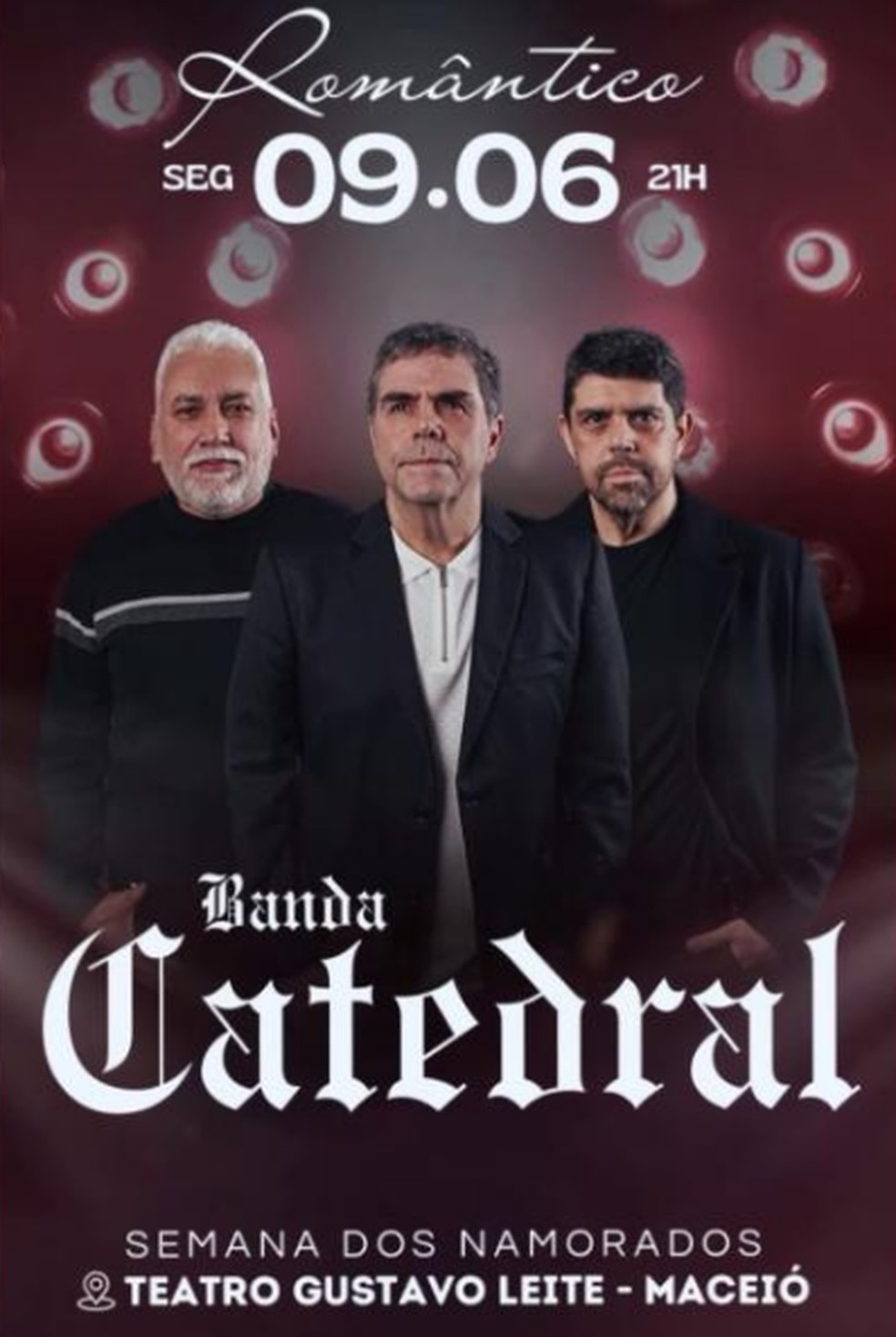 Banda Catedral retorna a Alagoas com show especial — Foto: Reprodução
