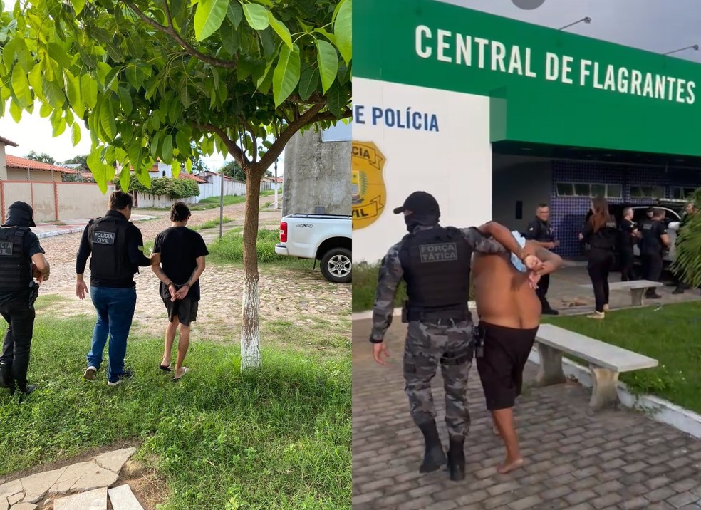 PF cumpre mandados no PI contra suspeitos de matar inspetor da polícia do CE; droga e nota de 'R$ 420' apreendidas — Foto: Divulgação/PCPI
