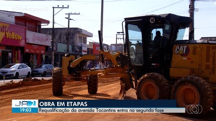 Obra na Avenida Tocantins entra na segunda fase
