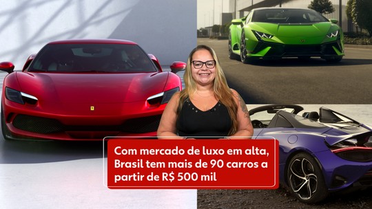 Com mercado de luxo em alta, Brasil tem mais de 90 carros a partir de R$ 500 mil; veja a lista - Programa: G1 Carros 