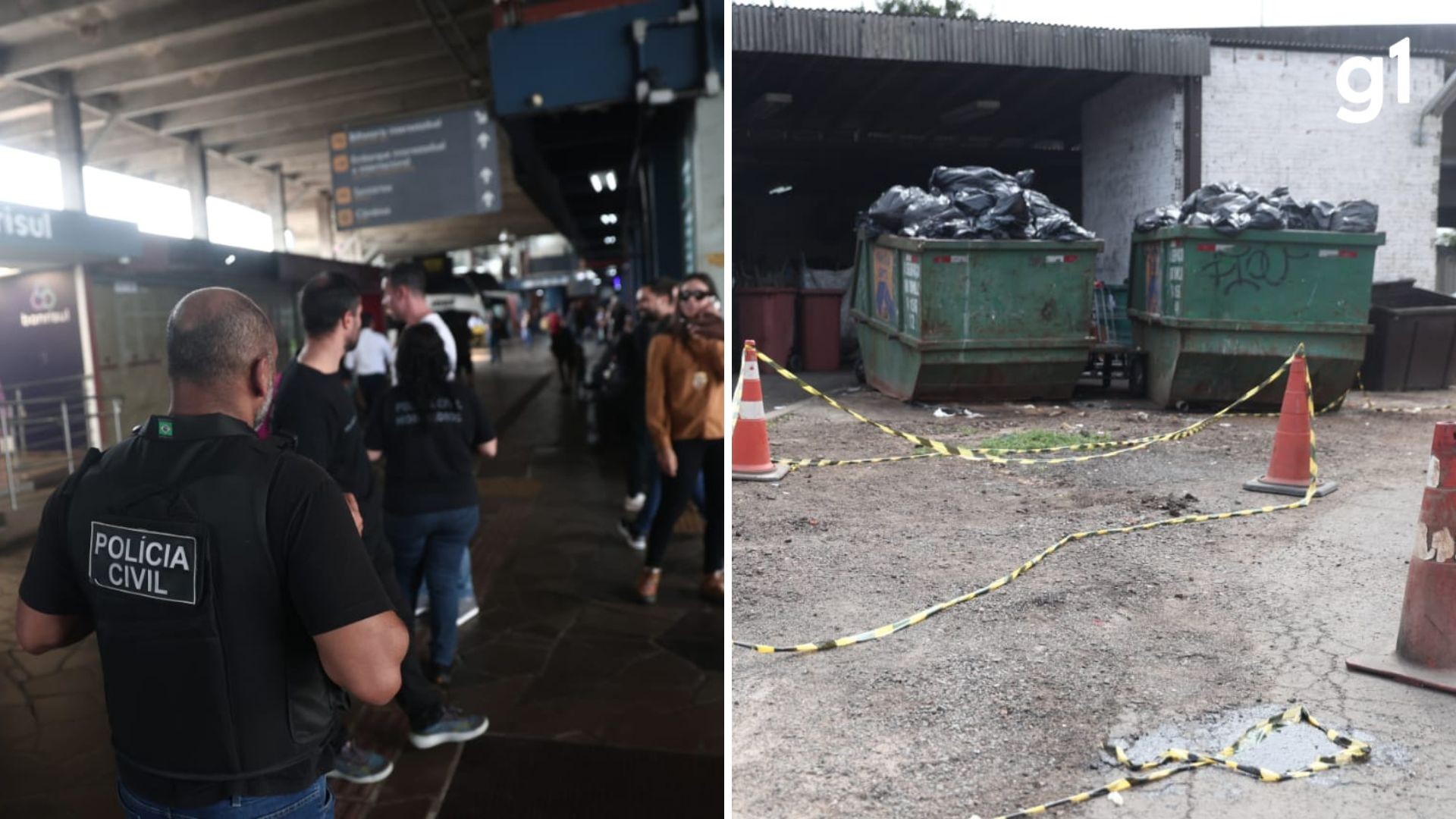 Partes de corpo são encontradas dentro de mala em guarda-volumes da rodoviária de Porto Alegre, diz polícia