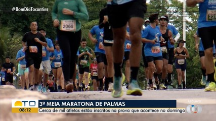 Meia Maratona de Palmas tem cerca de mil participantes inscritos na capital