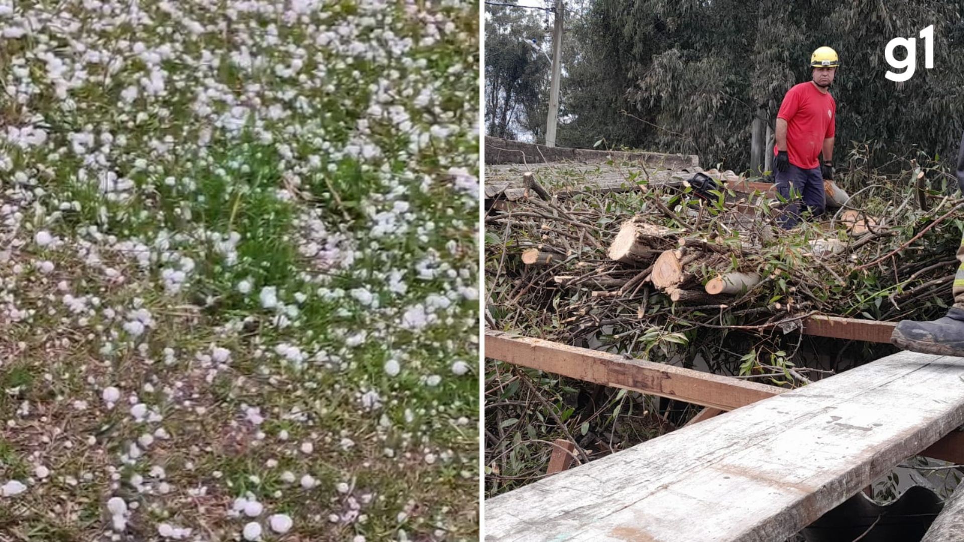 Instabilidade retorna ao RS, e municípios registram queda de granizo e destelhamentos; VÍDEO