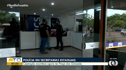 Secretarias do governo estadual são alvos de operação da polícia