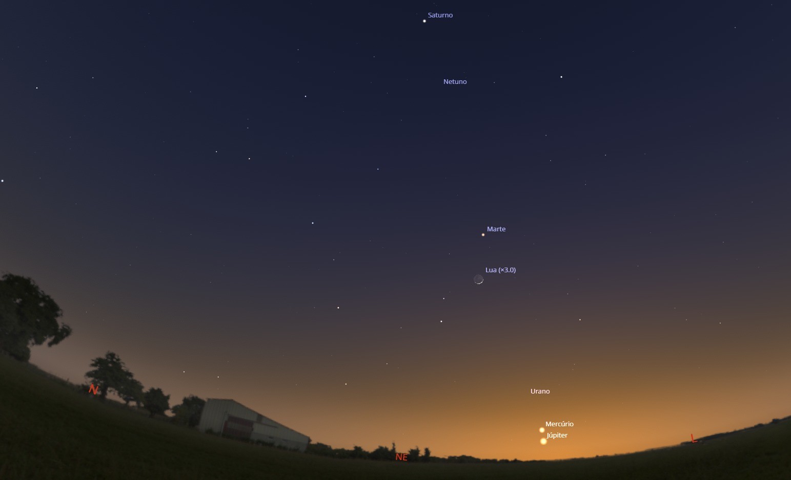 Alinhamento de planetas poderá ser visto nas manhãs de junho; especialista explica fenômeno conhecido como 'desfile planetário'