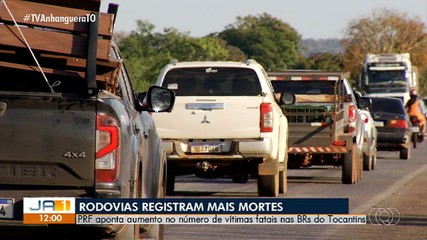 Rodovias do Tocantins registram aumento de mortes