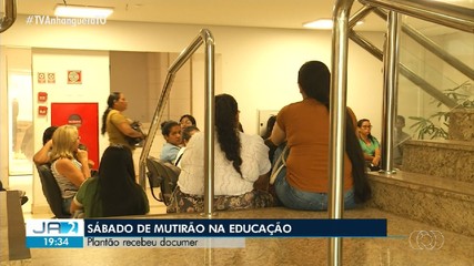 Plantão recebe documentos de profissionais chamados pela a educação de Palmas; entenda