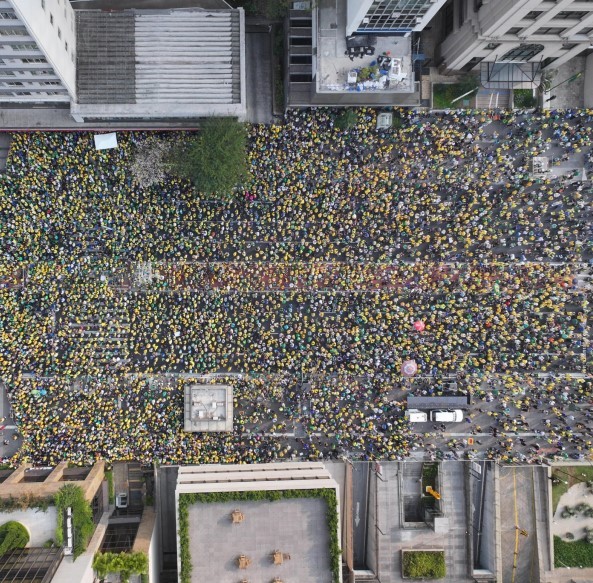 No ápice, ato com Bolsonaro na Avenida Paulista teve 45,4 mil pessoas, diz levantamento de pesquisadores da USP