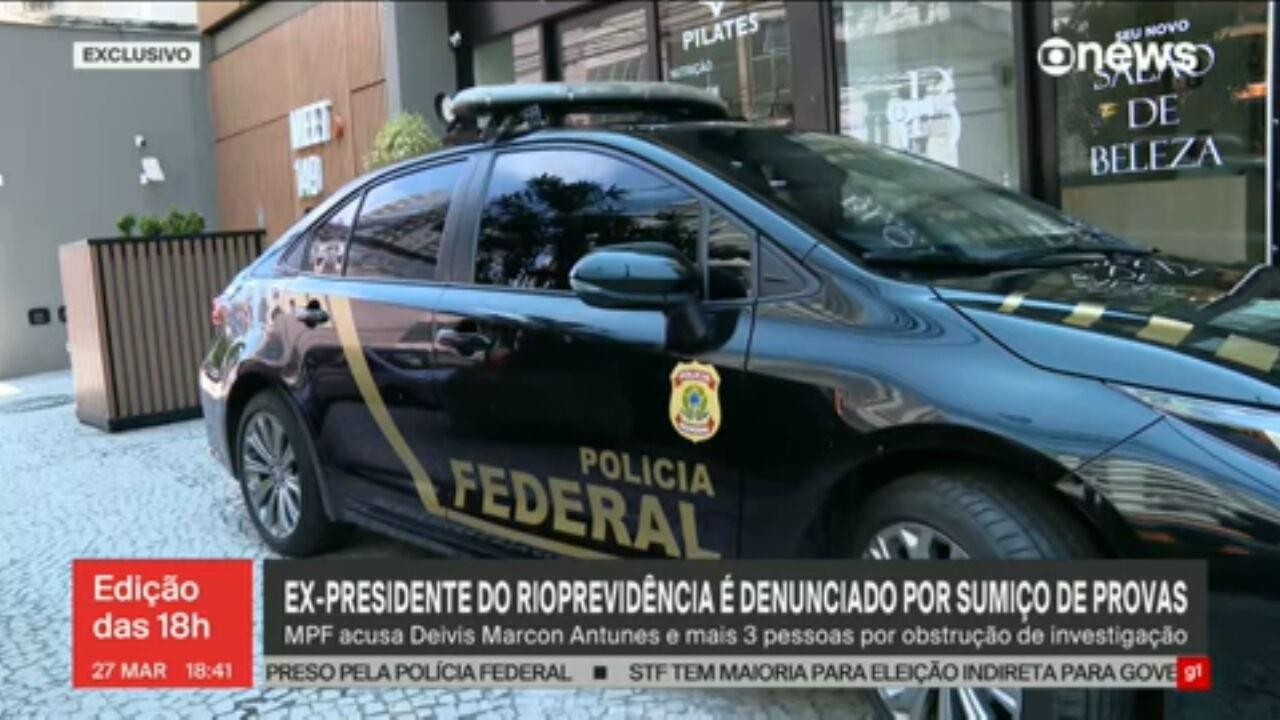 MPF denuncia ex-presidente do Rioprevidência e mais três por suspeita de obstrução à Justiça